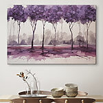 Tablouri Pictura de copaci cu frunze violet