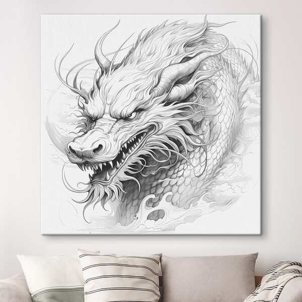 Desenul unui dragon Tablouri Desenul unui dragon