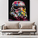 Tablouri Cască colorată Storm Trooper