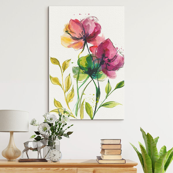 Pictura de flori și frunze Tablouri Pictura de flori și frunze