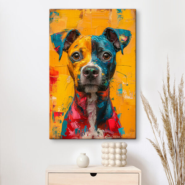 Pictura unui câine Tablouri Pictura unui câine