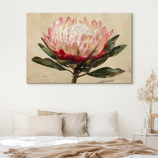 Floare vibrantă în lumina pictată Tablouri Floare vibrantă în lumina pictată