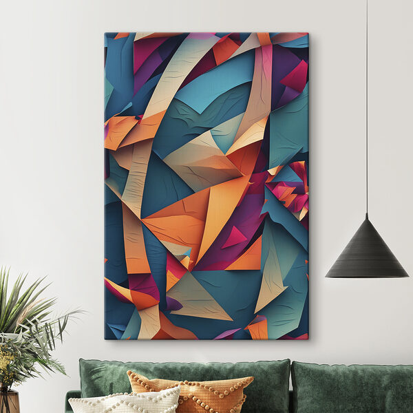 Hârtie colorată decupată Tablouri Hârtie colorată decupată
