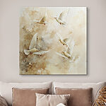 Tablouri Grup de păsări albe care zboară