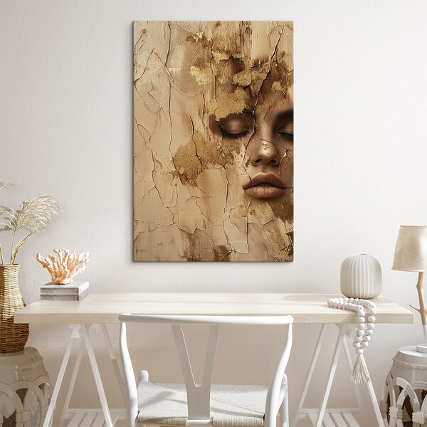 Tablouri Frumusețe crăpată în repaus