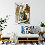 Tablouri Statuia unui dragon
