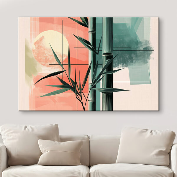 Tablouri Tulpini și frunze de bambus