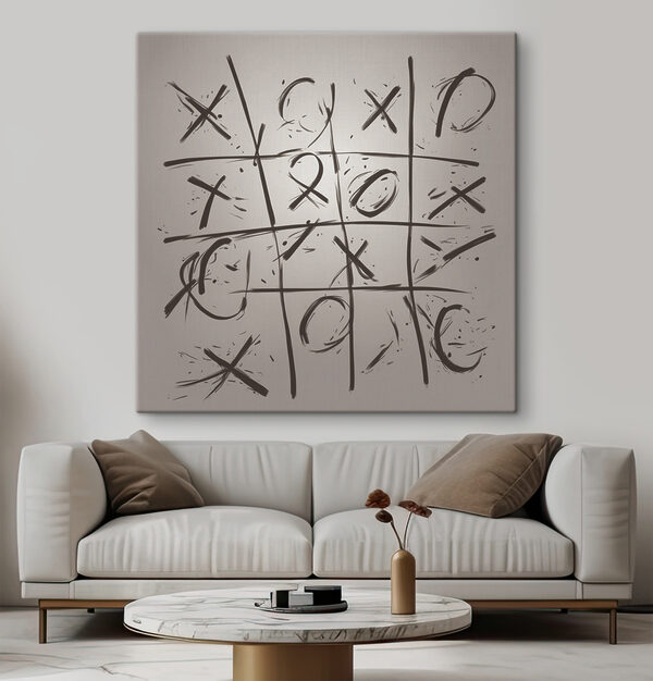 Joc de tic tac toe Tablouri Joc de tic tac toe