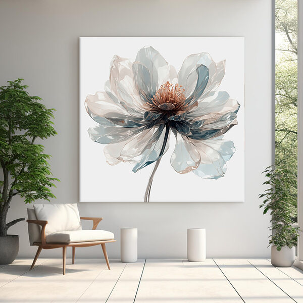 Floare elegantă în nuanțe moi Tablouri Floare elegantă în nuanțe moi