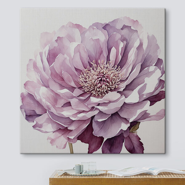 Peonie elegantă în nuanțe de acuarelă Tablouri Peonie elegantă în nuanțe de acuarelă