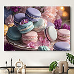 Tablouri Farfurie de macaroane colorate