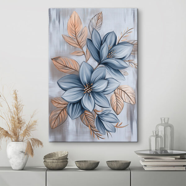 Pictura de flori și frunze Tablouri Pictura de flori și frunze