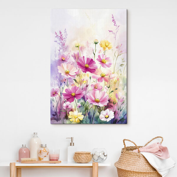 Pictura de flori într-un câmp Tablouri Pictura de flori într-un câmp