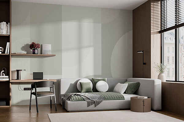 Fototapet Fototapet Soare și modele: Armonie artistică (SKU: w01500)