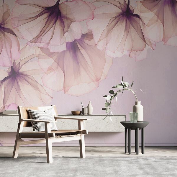 Dans floral pastel eteric Fototapet Dans floral pastel eteric