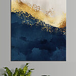 Tablouri Canvas prints Ocean meets sparkling sunrise waves.