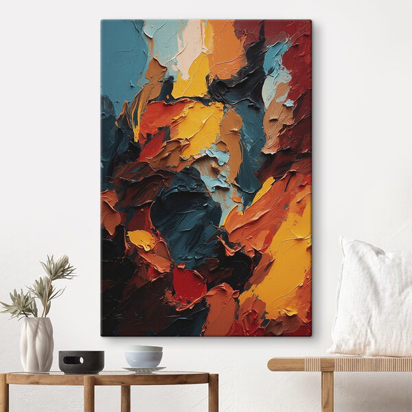 Canvas prints Vibrant Emotions in Abstract Swirls Tablouri Canvas prints Vibrant Emotions in Abstract Swirls
