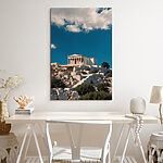 Tablouri Canvas prints Building on a hill