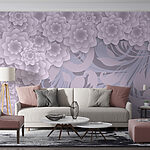Fototapet Elegant lavanda model floral