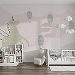 Fototapet Unicorn pe cer