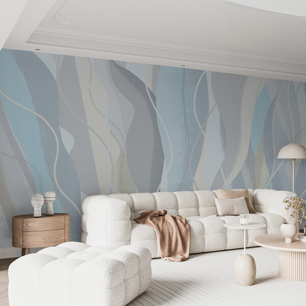 Fototapet Panglici elegante de nuanțe reci