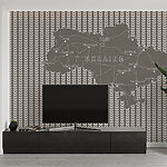Fototapet Harta Ucrainei cu text alb