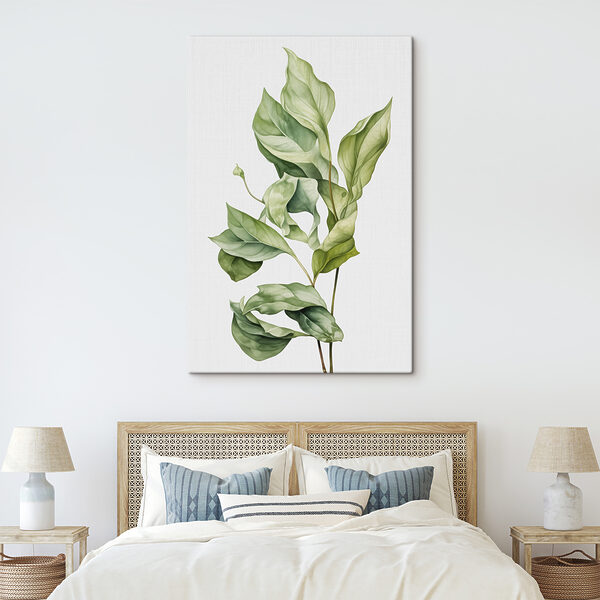Elegant frunze verzi Art Tablouri Elegant frunze verzi Art
