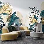 Fototapet Grup de plante tropicale