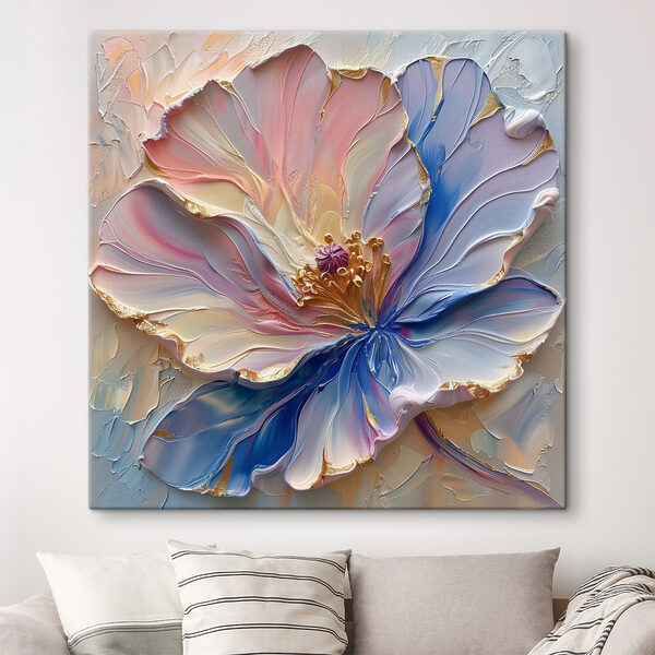 Petalele pastelate se rotesc în eleganță Tablouri Petalele pastelate se rotesc în eleganță