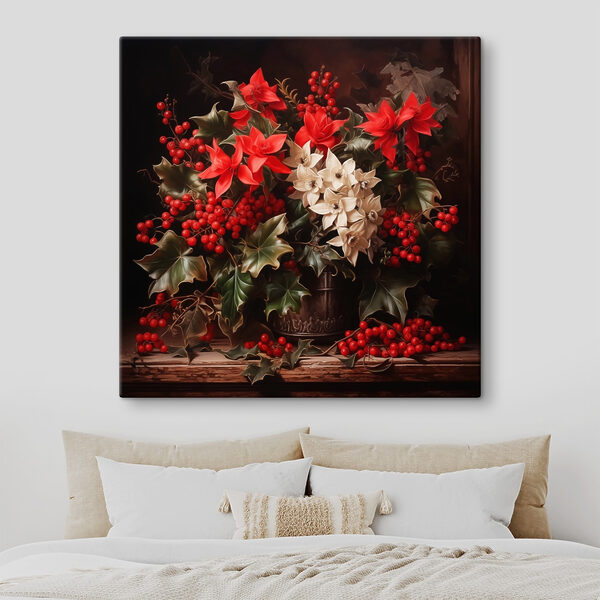 Tablouri Pictura de flori și fructe de pădure