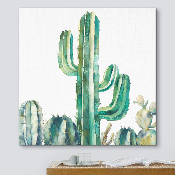 Acuarelă a unui cactus Tablouri Acuarelă a unui cactus