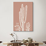 Tablouri Cactus cu linii albe