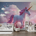 Fototapet Unicorn în nori