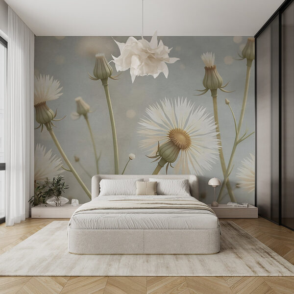 Flori delicate în focalizare moale Fototapet Flori delicate în focalizare moale