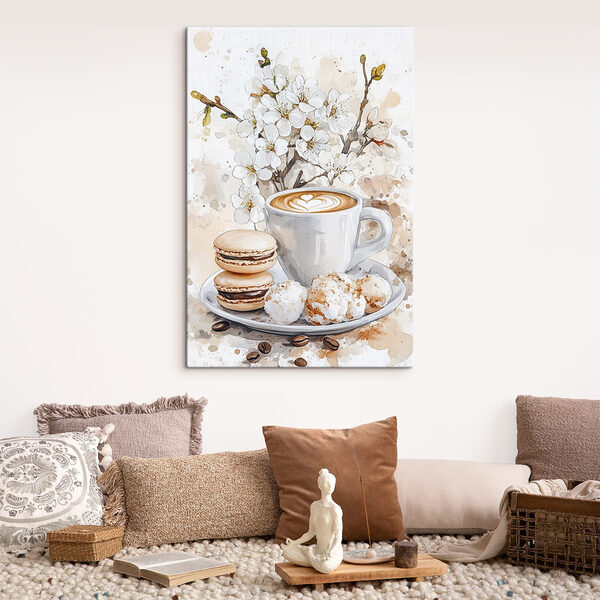 Tablouri Tablouri Ceașcă de cafea și prăjituri (SKU: s41964)