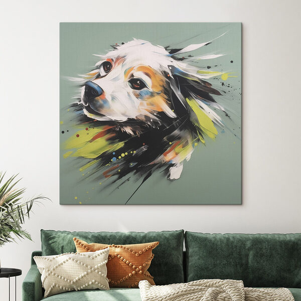 Pictura unui câine Tablouri Pictura unui câine