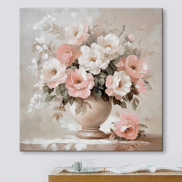 Pictura de flori într-o vază Tablouri Pictura de flori într-o vază