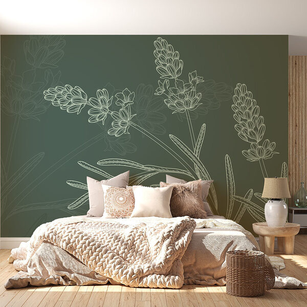 Desenul unei plante Fototapet Desenul unei plante
