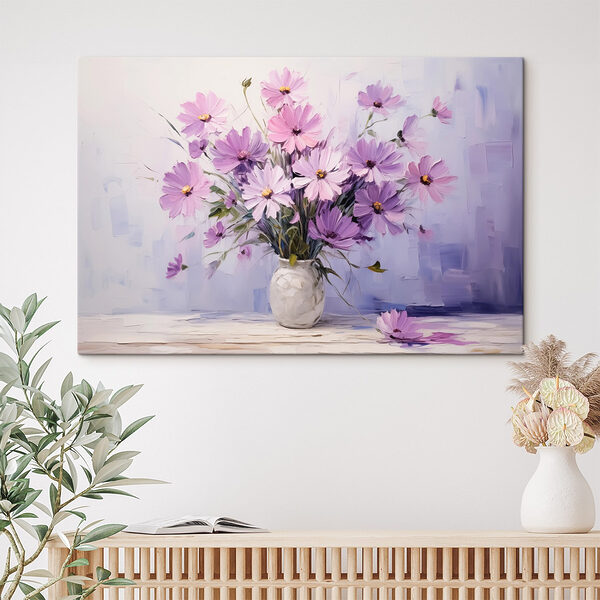 Pictura de flori într-o vază Tablouri Pictura de flori într-o vază