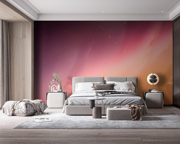 Cer colorat cu lumină Fototapet Cer colorat cu lumină