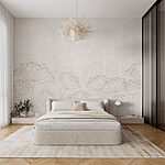 Fototapet Flori delicate pe fundal moale