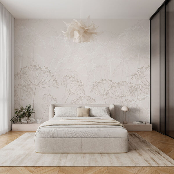 Flori delicate pe fundal moale Fototapet Flori delicate pe fundal moale