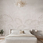 Fototapet Flori delicate pe fundal moale