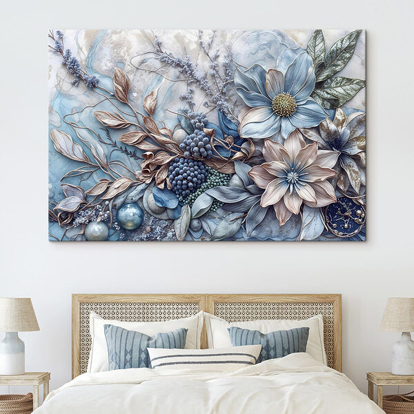 Eleganță florală în nuanțe delicate Tablouri Eleganță florală în nuanțe delicate