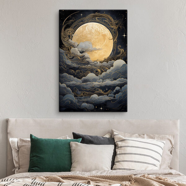 Luna în nori Tablouri Luna în nori
