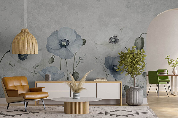 Fototapet Inflorescențe delicate în nuanțe moi