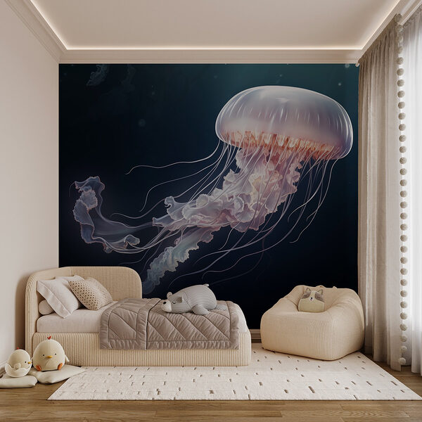Meduze în apă Fototapet Meduze în apă