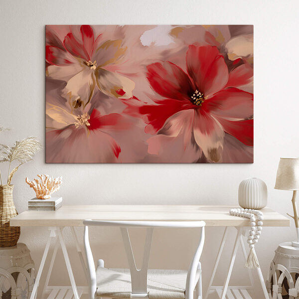 Tablouri Flori vibrante în pasteluri moi