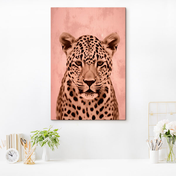 Leopard maiestuos în tonuri moi Tablouri Leopard maiestuos în tonuri moi