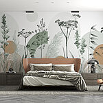 Fototapet Armonie naturală în design abstract.